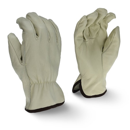 Radians Leather Drivers Gloves, Leather, Gray, L 1 PR RWG4120L